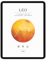 Leo Season + New Moon Workbook - Digital