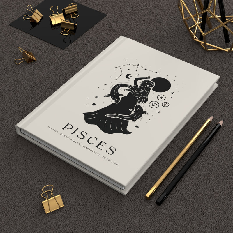 Pisces - Hardcover Journal