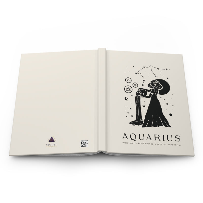 Aquarius - Hardcover Journal
