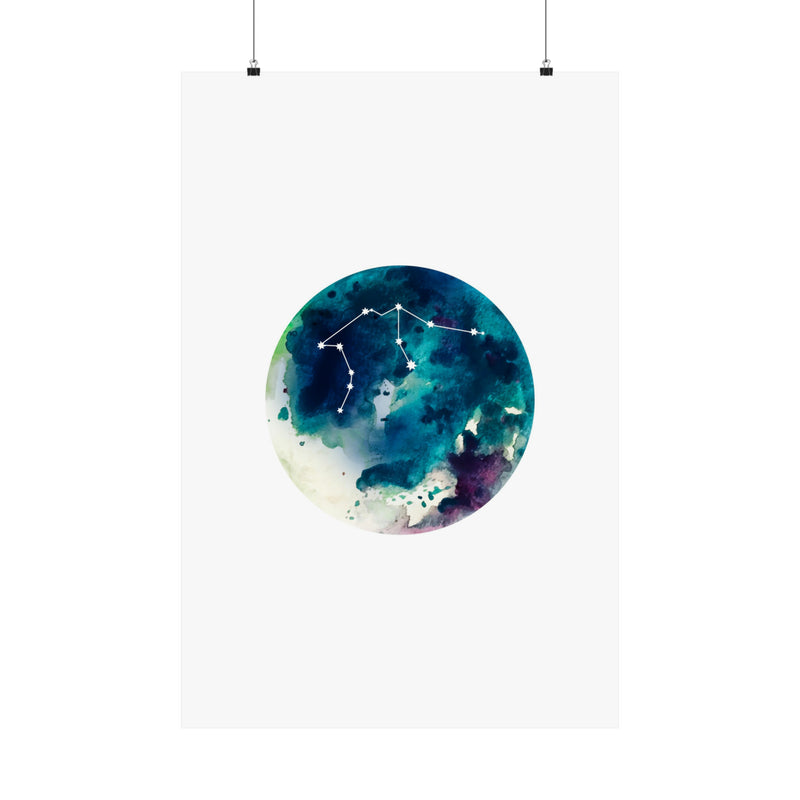 Aquarius Moon Print