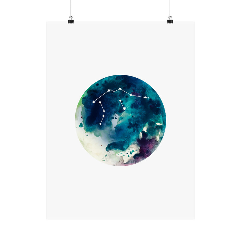 Aquarius Moon Print