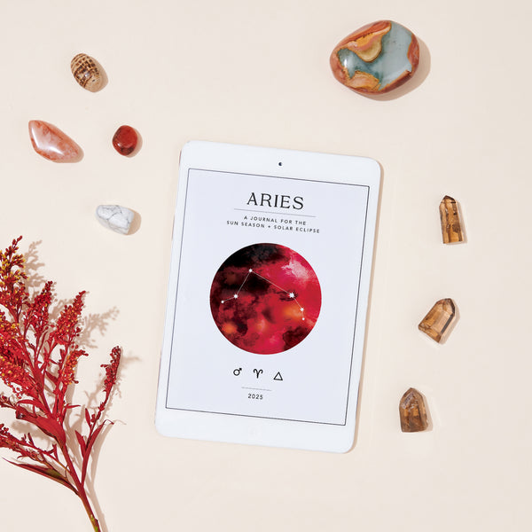 Aries Season + Partial Solar Eclipse Workbook - Digital