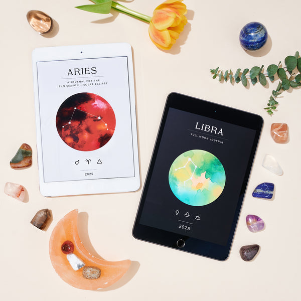 Aries Season + Libra Full Moon Workbook Bundle - Digital