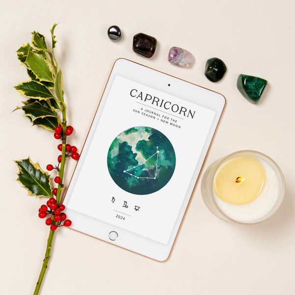 Capricorn Season + New Moon Workbook - Digital