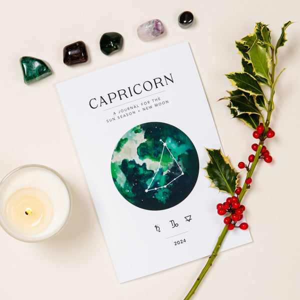 Capricorn Season + New Moon Workbook - Printed