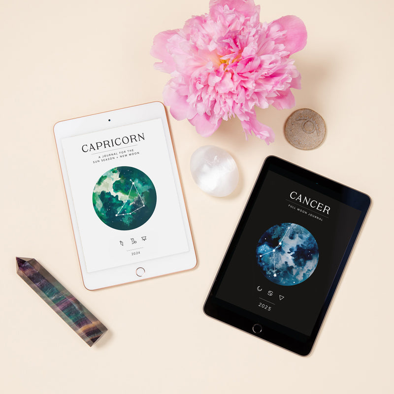 Capricorn Season + Cancer Full Moon Workbook Bundle - Digital