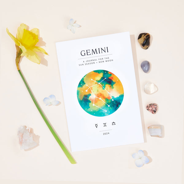 Gemini Season + New Moon Workbook - Printed