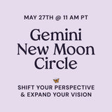Gemini New Moon Circle – Live on Zoom