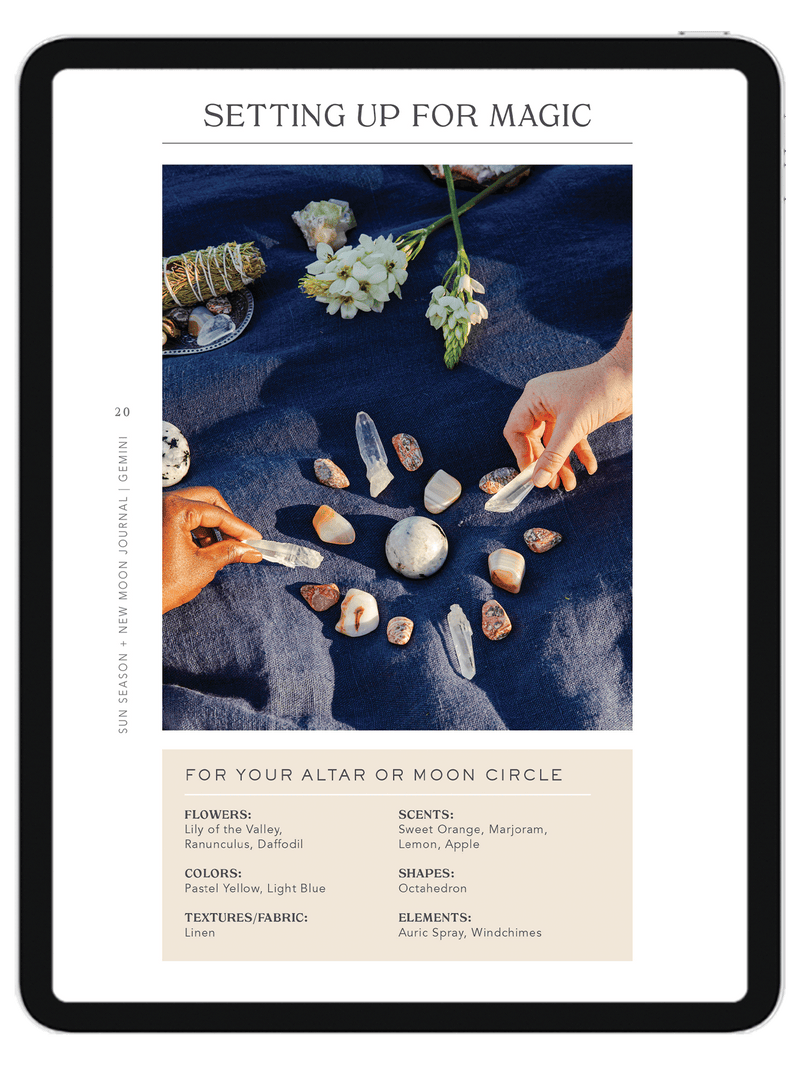 Gemini Season + New Moon Workbook - Digital