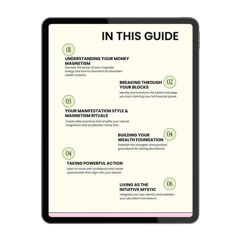 The Intuitive Mystic's Money Manifestation Guide 