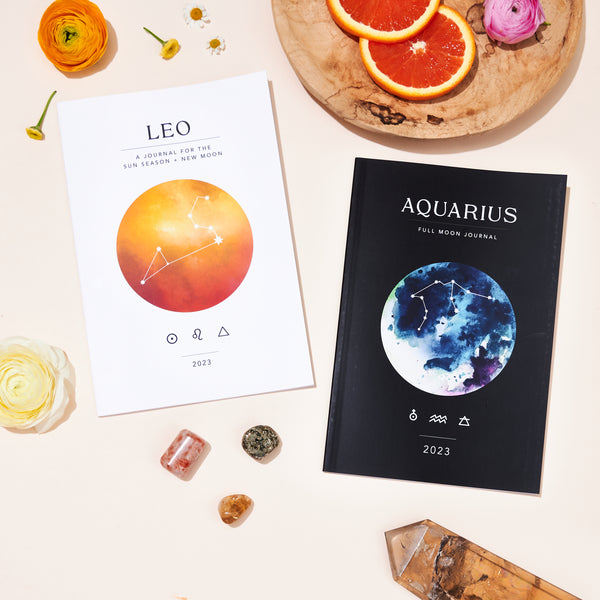 Leo Season + Aquarius Full Moon Workbook Bundle (Printed)