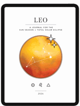 Leo Season + New Moon Workbook - Digital
