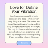 Define Your Vibration