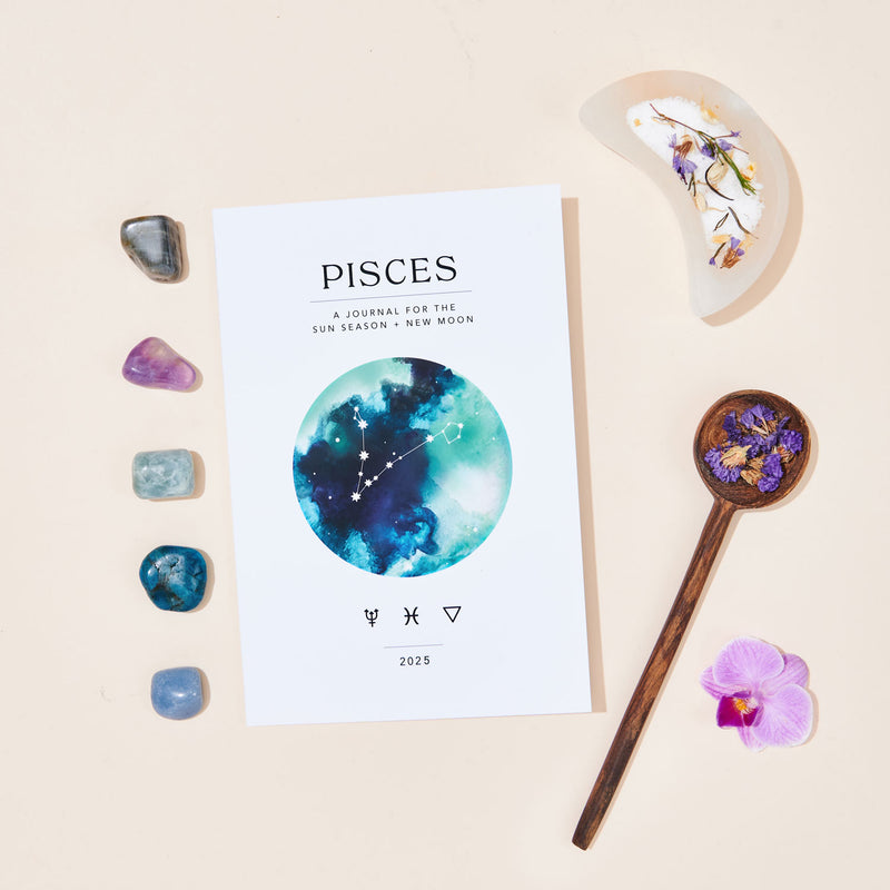 Pisces Season + New Moon Workbook - Printed