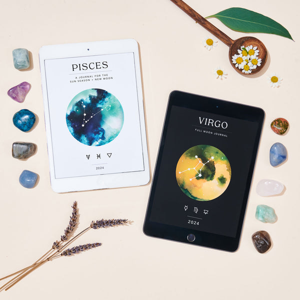 Pisces Season + Virgo Full Moon Workbook Bundle (Digital)