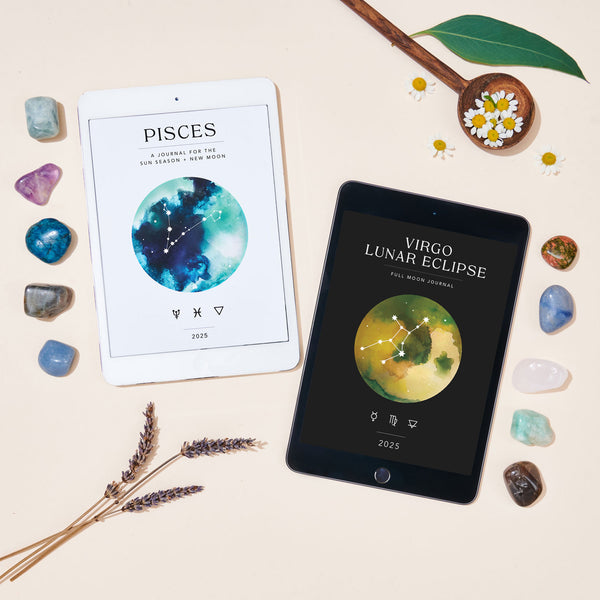 Pisces Season + Virgo Lunar Eclipse Workbook Bundle - Digital