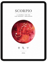 Scorpio Season + New Moon Workbook - Printed