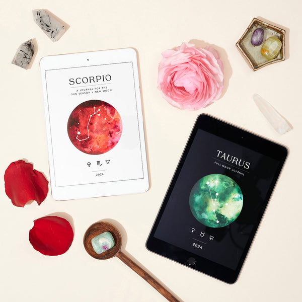 Scorpio Season + Taurus Full Moon Workbook Bundle - Digital