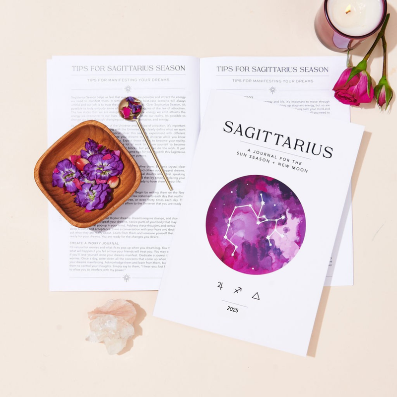 Sagittarius Season + New Moon Workbook - Printed