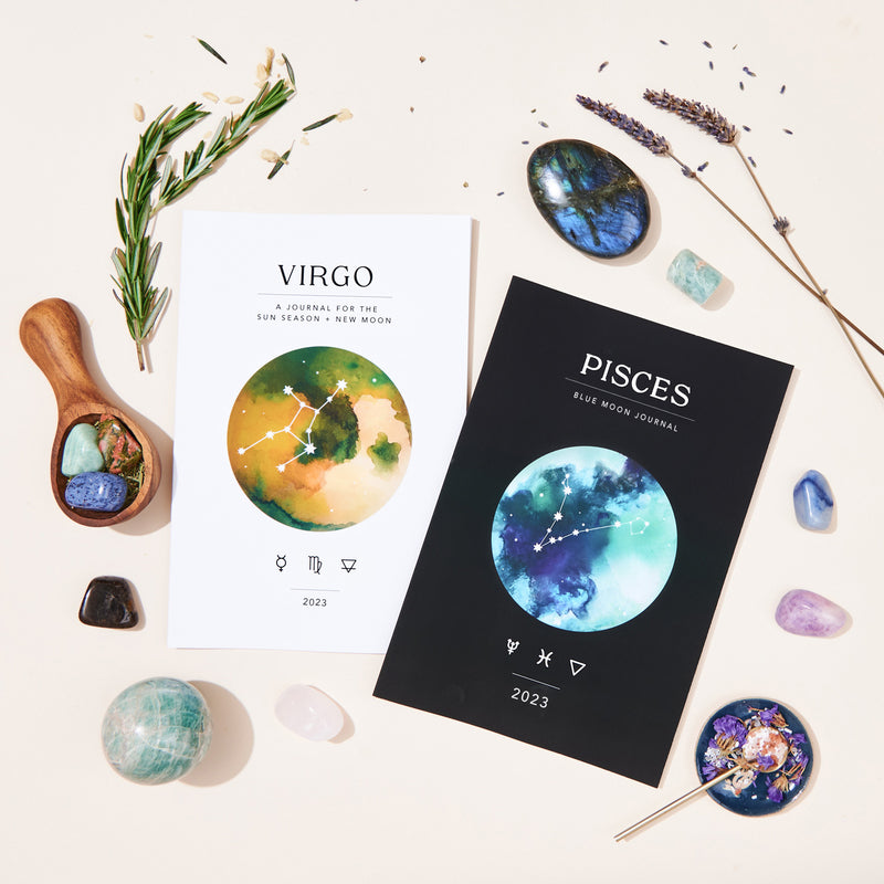 Virgo Season + Pisces Lunar Eclipse Workbook Bundle (Printed)