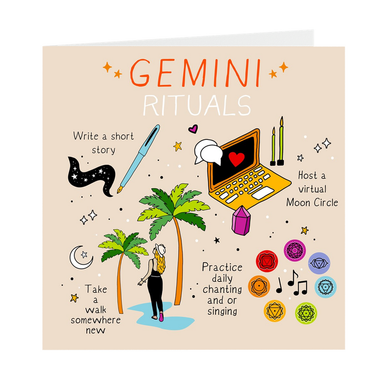 Gemini Rituals Greeting Card