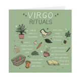 Virgo Rituals Greeting Card