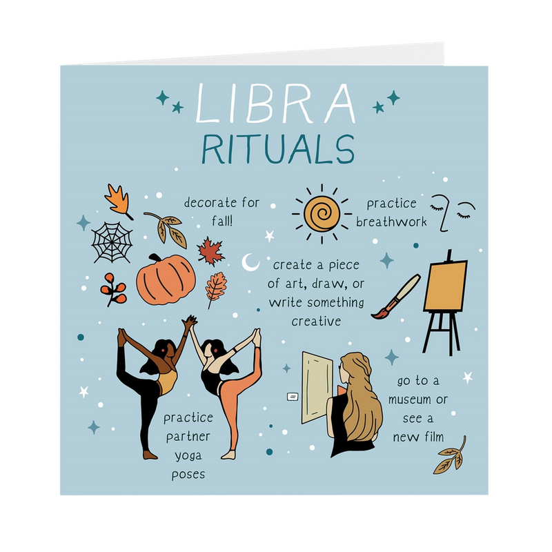Libra Rituals Greeting Card