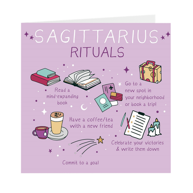 Sagittarius Rituals Greeting Card