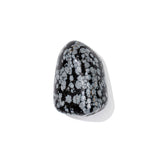 snowflake obsidian tumbled stone