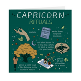 Capricorn Rituals Greeting Card